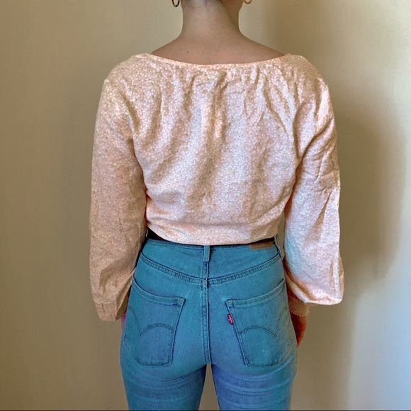 URBAN OUTFITTERS Pink Floral Top - Picture 5 of 5